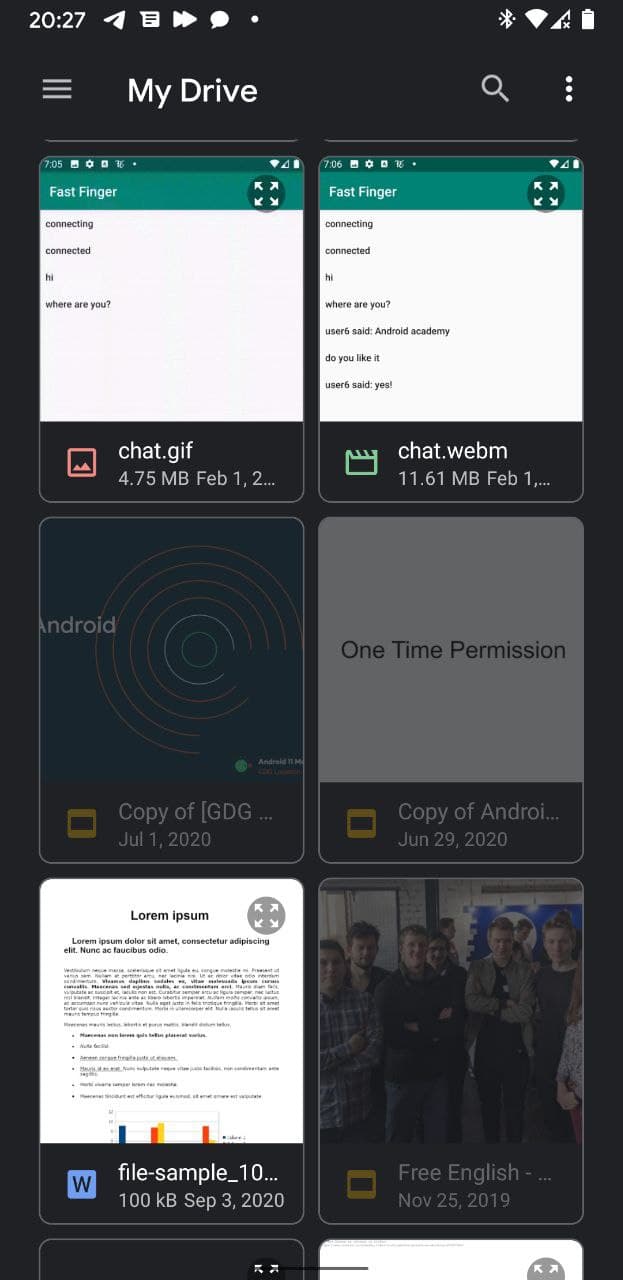 using intents to open any file android