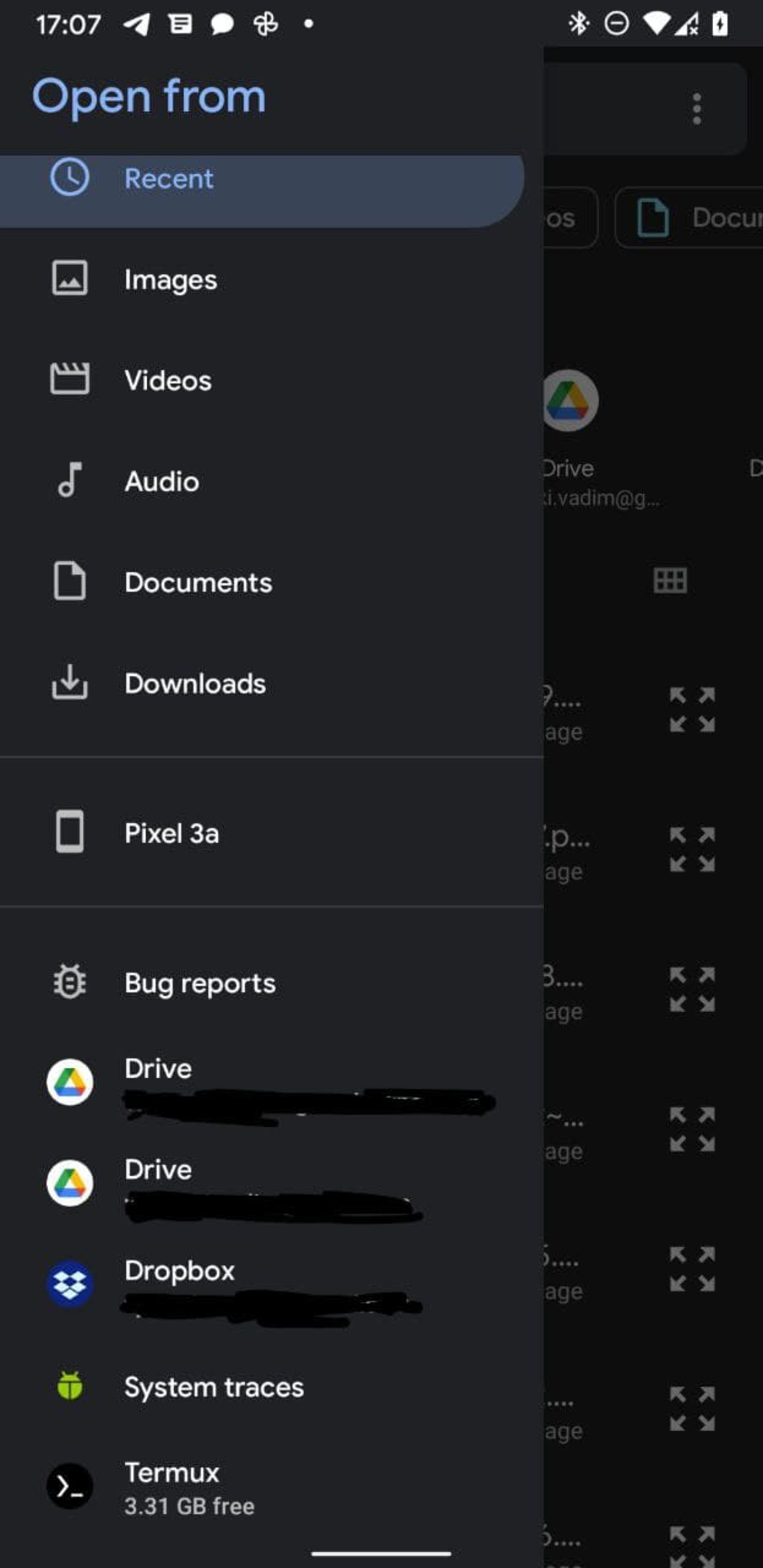 using intents to open any file android